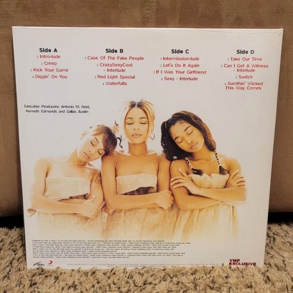 TLC CrazySexyCool 2-LP ~ Exclusive Color Vinyl (Red & White Swirl) ~ New/Sealed! - Picture 3 of 3